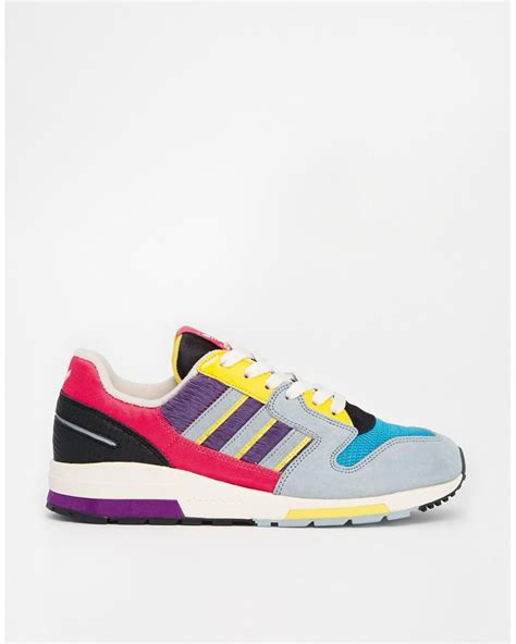 multi colored sneakers adidas.